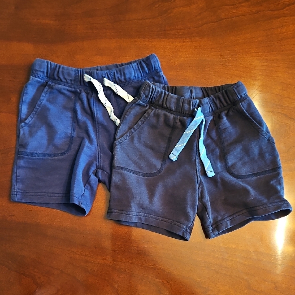Carter's Blue Casual Denim Shorts with Drawstring